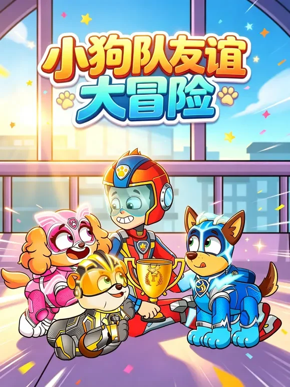 小狗队友谊大冒险动漫海报