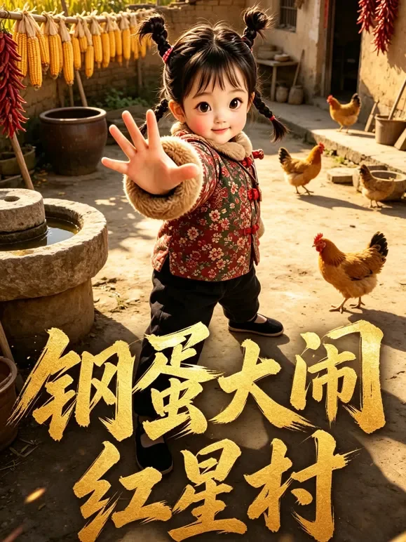 钢蛋大闹红星村动漫海报