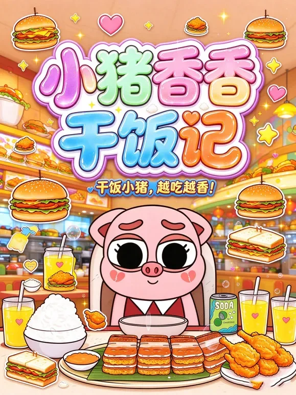 小猪香香干饭记动漫海报