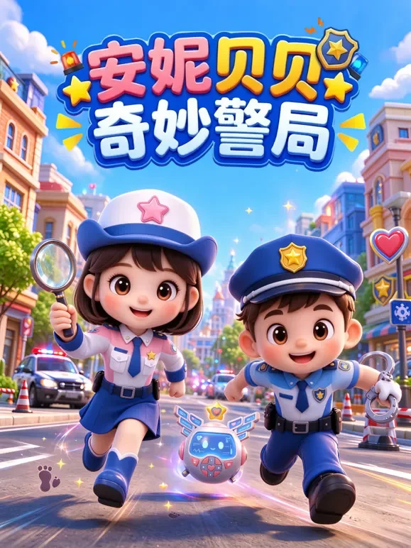 安妮贝贝奇妙警局动漫海报