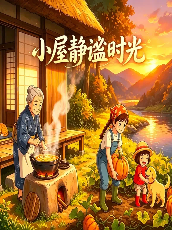 小屋静谧时光动漫海报