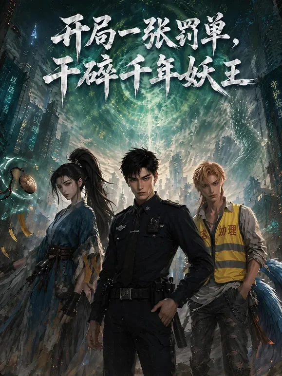 开局一张罚单，干碎千年妖王动漫海报
