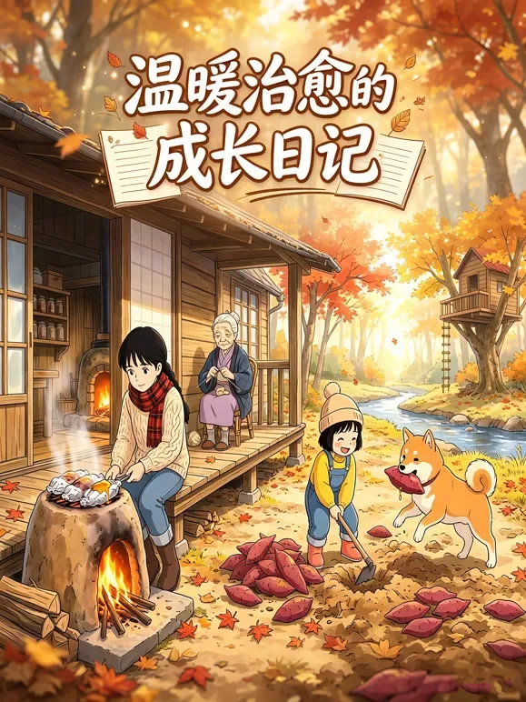 温暖治愈的成长日记动漫海报