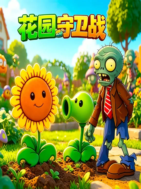 花园守卫战动漫海报