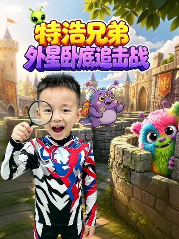 特浩兄弟外星卧底追击战动漫海报