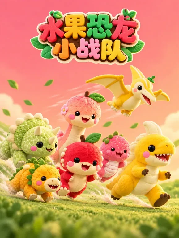 水果恐龙小战队动漫海报