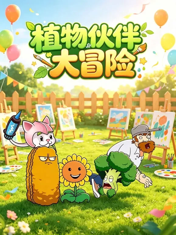 植物伙伴大冒险动漫海报