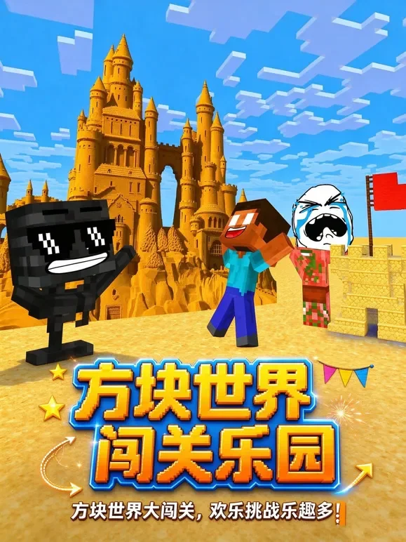 方块世界闯关乐园动漫海报