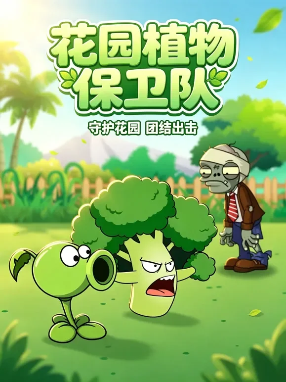 花园植物保卫队动漫海报