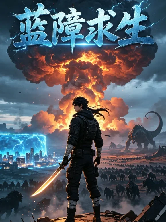 蓝障求生动漫海报