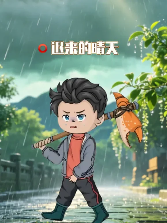 迟来的晴天动漫海报