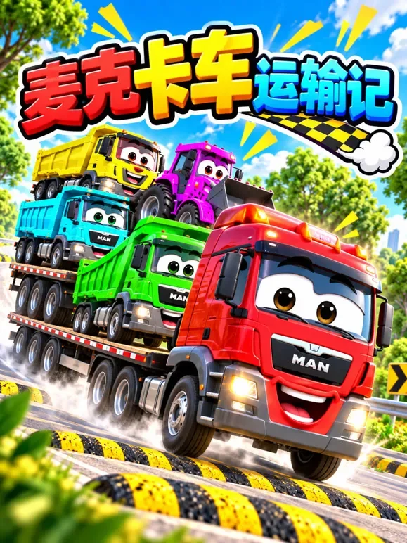 麦克卡车运输记动漫海报