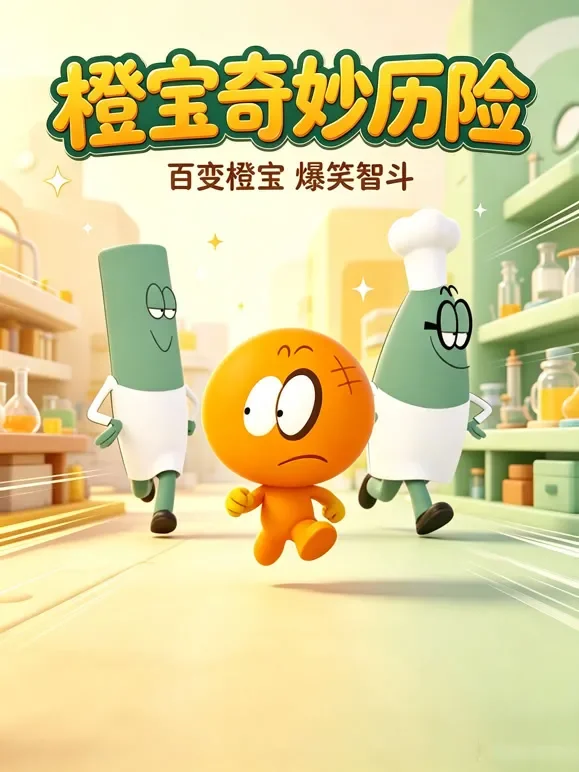 橙宝奇妙历险动漫海报