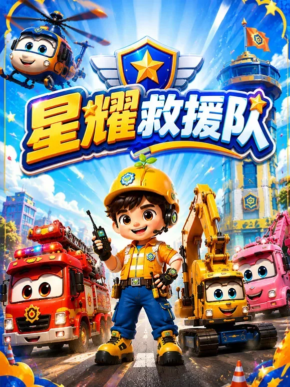 星耀救援队动漫海报