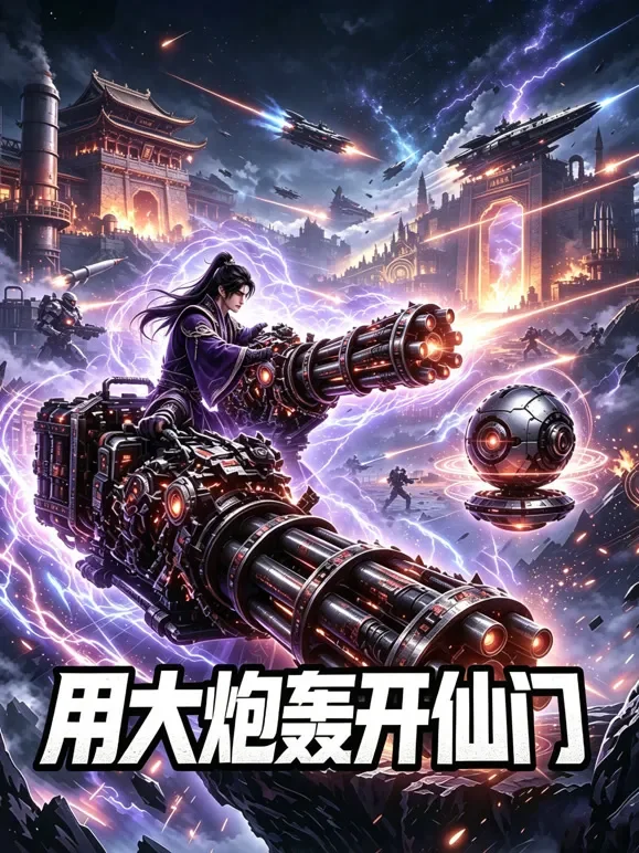 用大炮轰开仙门动漫海报