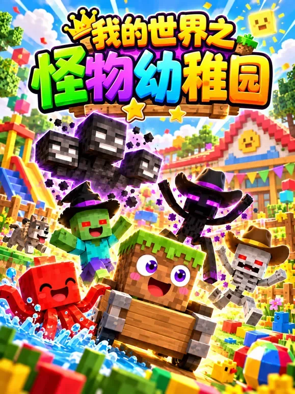 我的世界之怪物幼稚园动漫海报