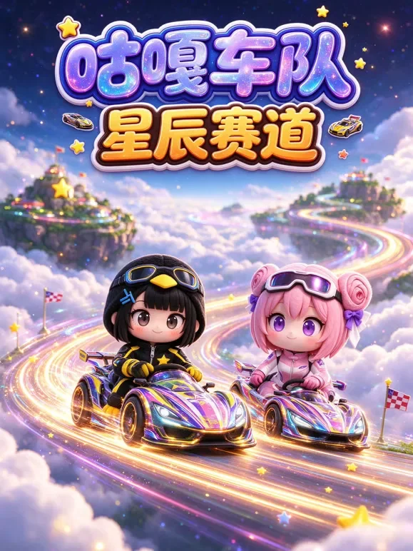 咕嘎车队之星辰赛道动漫海报