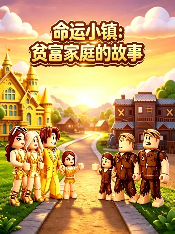 命运小镇：贫富家庭的故事动漫海报