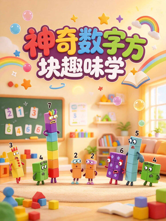 神奇数字方块趣味学