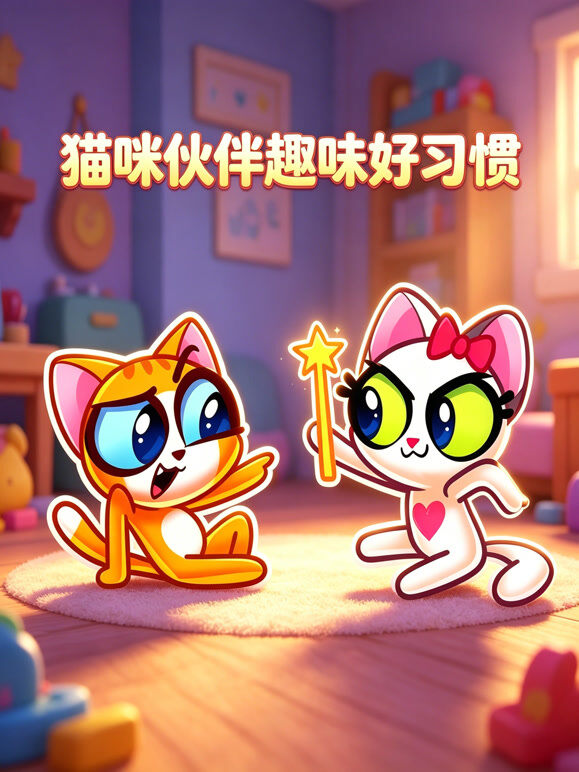 猫咪伙伴趣味好习惯