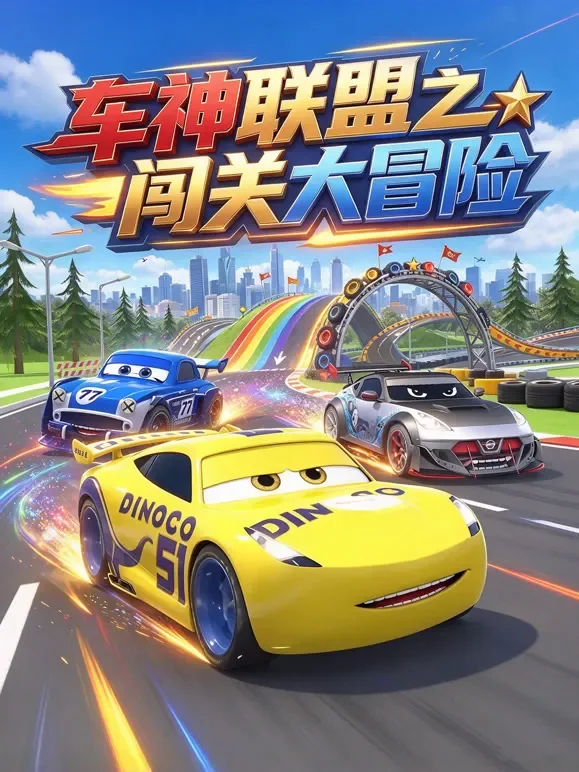车神联盟之闯关大冒险动漫海报