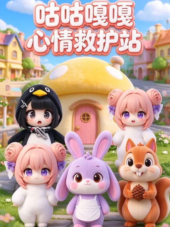 咕咕嘎嘎心情救援站动漫海报