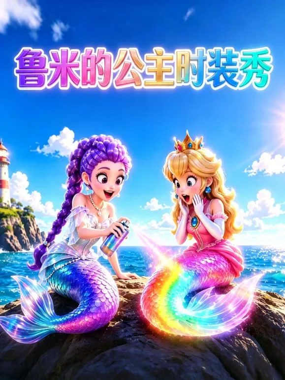 鲁米的公主时装秀动漫海报