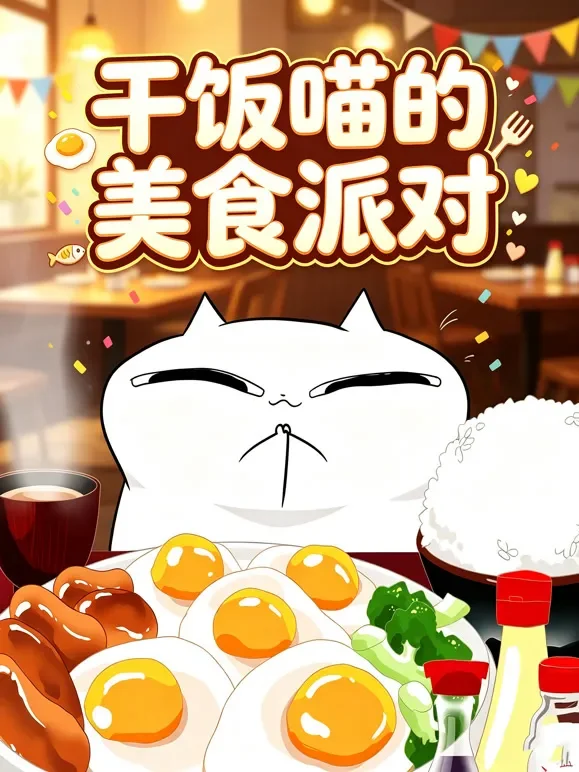 干饭喵的美食派对动漫海报