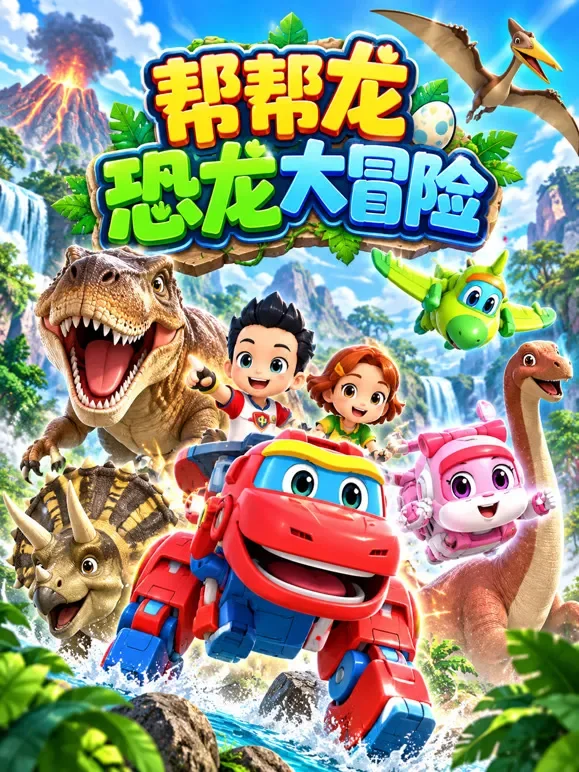 帮帮龙恐龙大冒险动漫海报