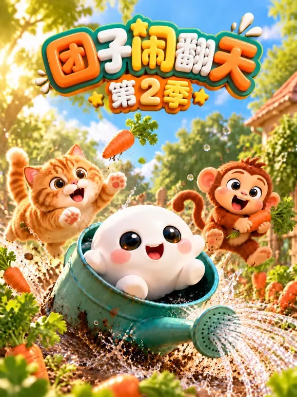 团子闹翻天 第2季动漫海报
