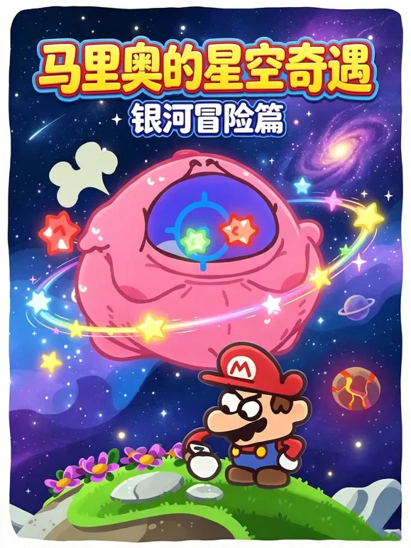 马里奥的星空奇遇动漫海报