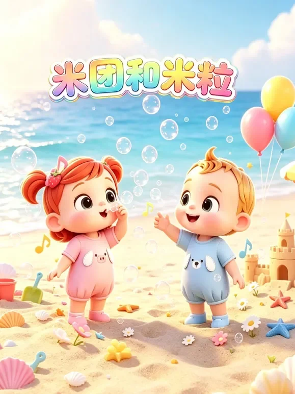 米团和米粒动漫海报