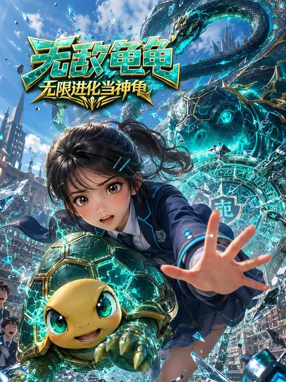 无敌龟龟：无限进化当神龟动漫海报