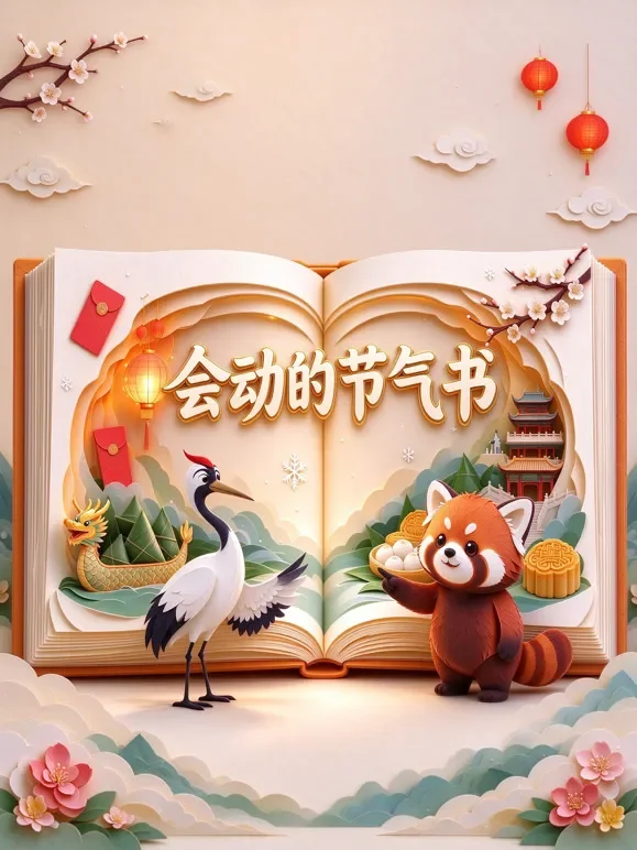 会动的节气书动漫海报