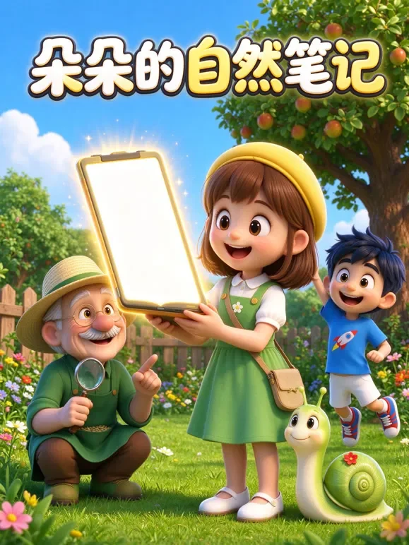 朵朵的自然笔记动漫海报