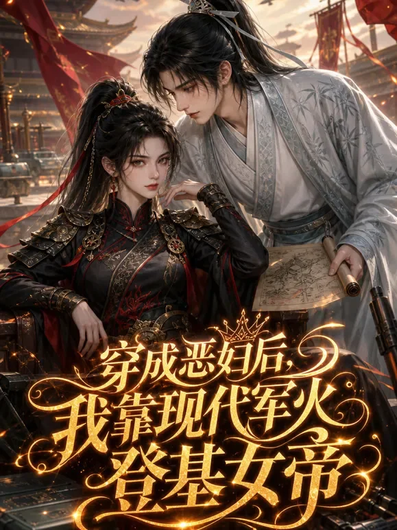 穿成恶妇后，我靠现代军火登基女帝动漫海报