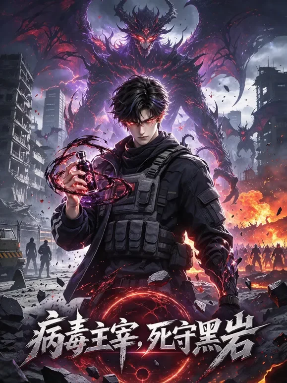 病毒主宰，死守黑岩动漫海报