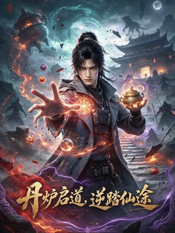 丹炉启道逆踏仙途动漫海报
