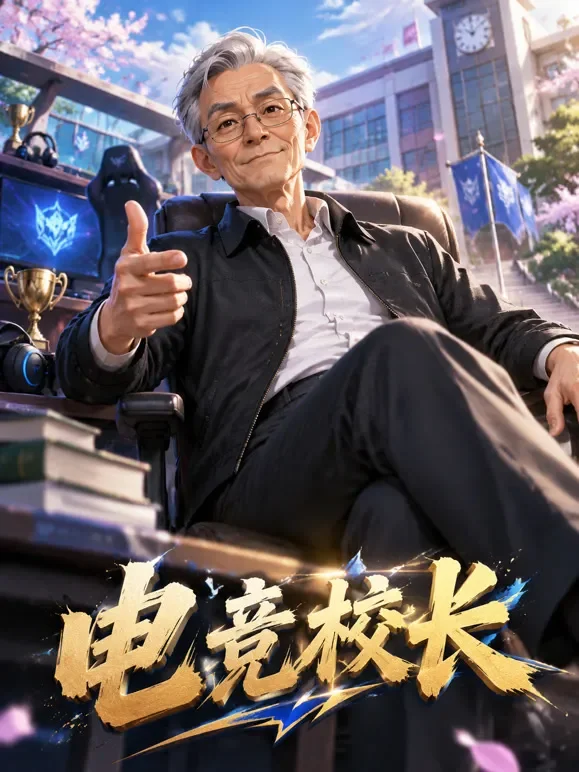 电竞校长动漫海报