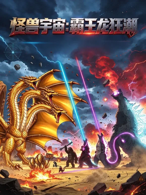 怪兽宇宙：霸王龙狂潮动漫海报