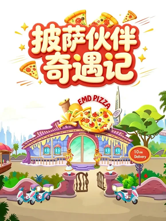 《披萨伙伴奇遇记》动漫海报