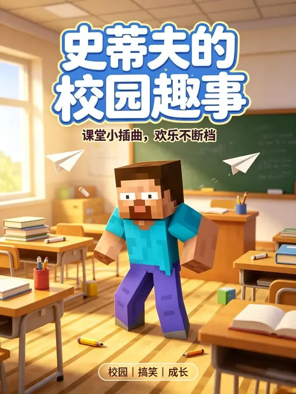 史蒂夫的校园趣事动漫海报