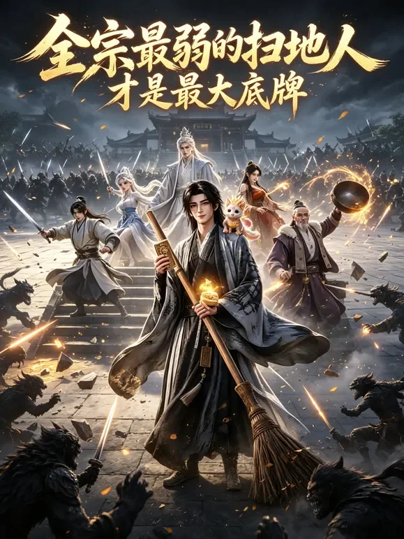 全宗最弱的扫地人，才是最大底牌动漫海报