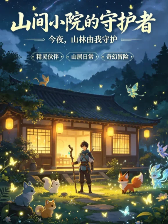 山间小院的守护者动漫海报