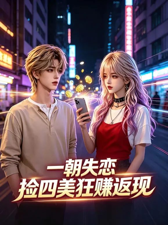 一朝失恋，捡四美狂赚返现动漫海报