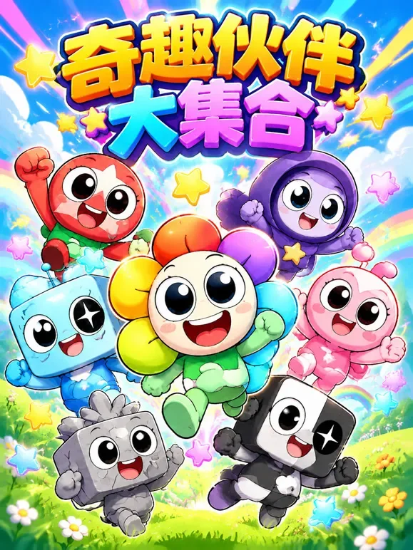 奇趣伙伴大集合动漫海报