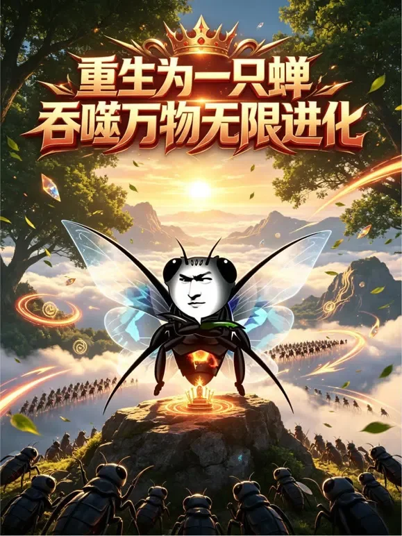 重生为一只蝉吞噬万物无限进化动漫海报