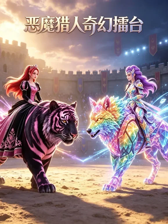 恶魔猎人奇幻擂台动漫海报