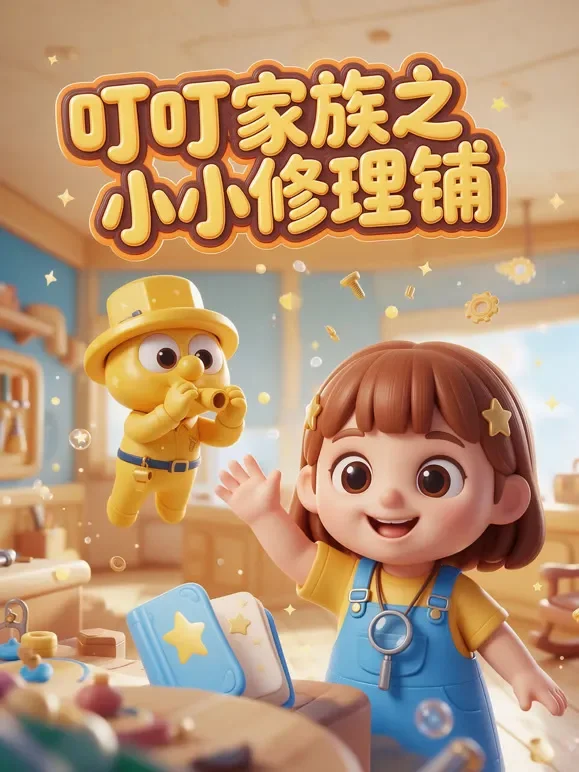 叮叮家族之小小修理铺动漫海报