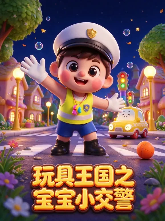 玩具王国之宝宝消防员动漫海报